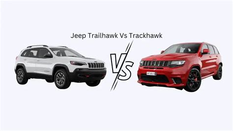 Jeep Trackhawk Vs Trailhawk Price